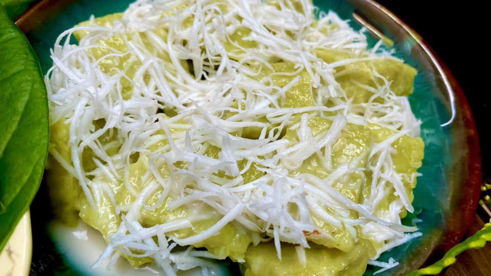 cách làm cốm xào dừa