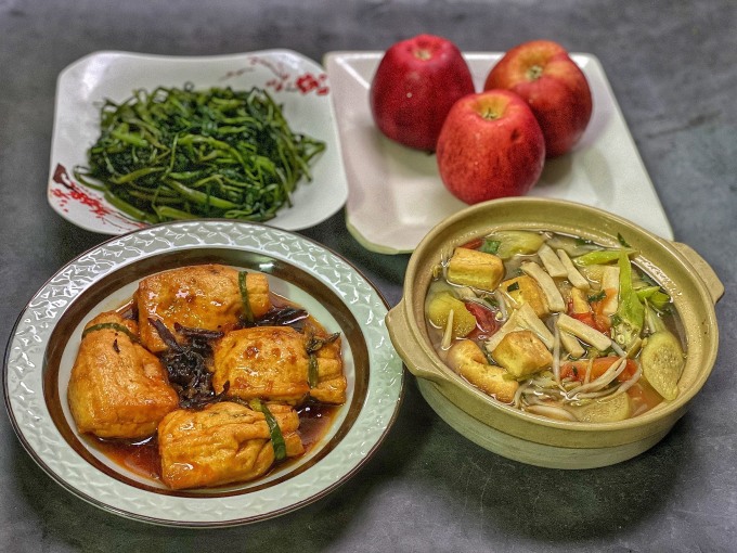 cách làm đậu hũ bao bố chay