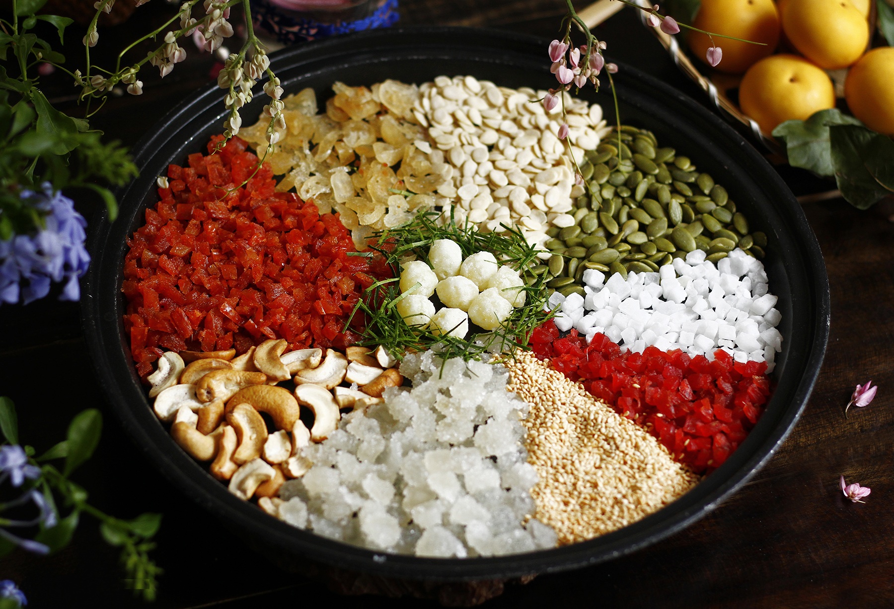 cách làm nhân thập cẩm bánh trung thu