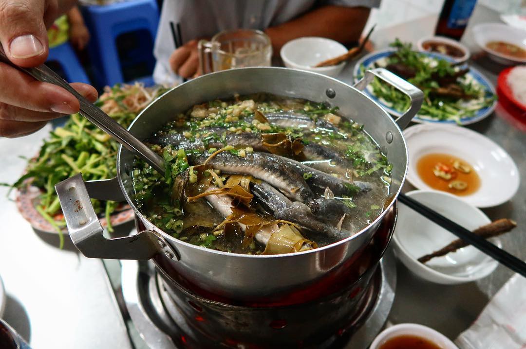 cách nấu lẩu cá kèo lá giang