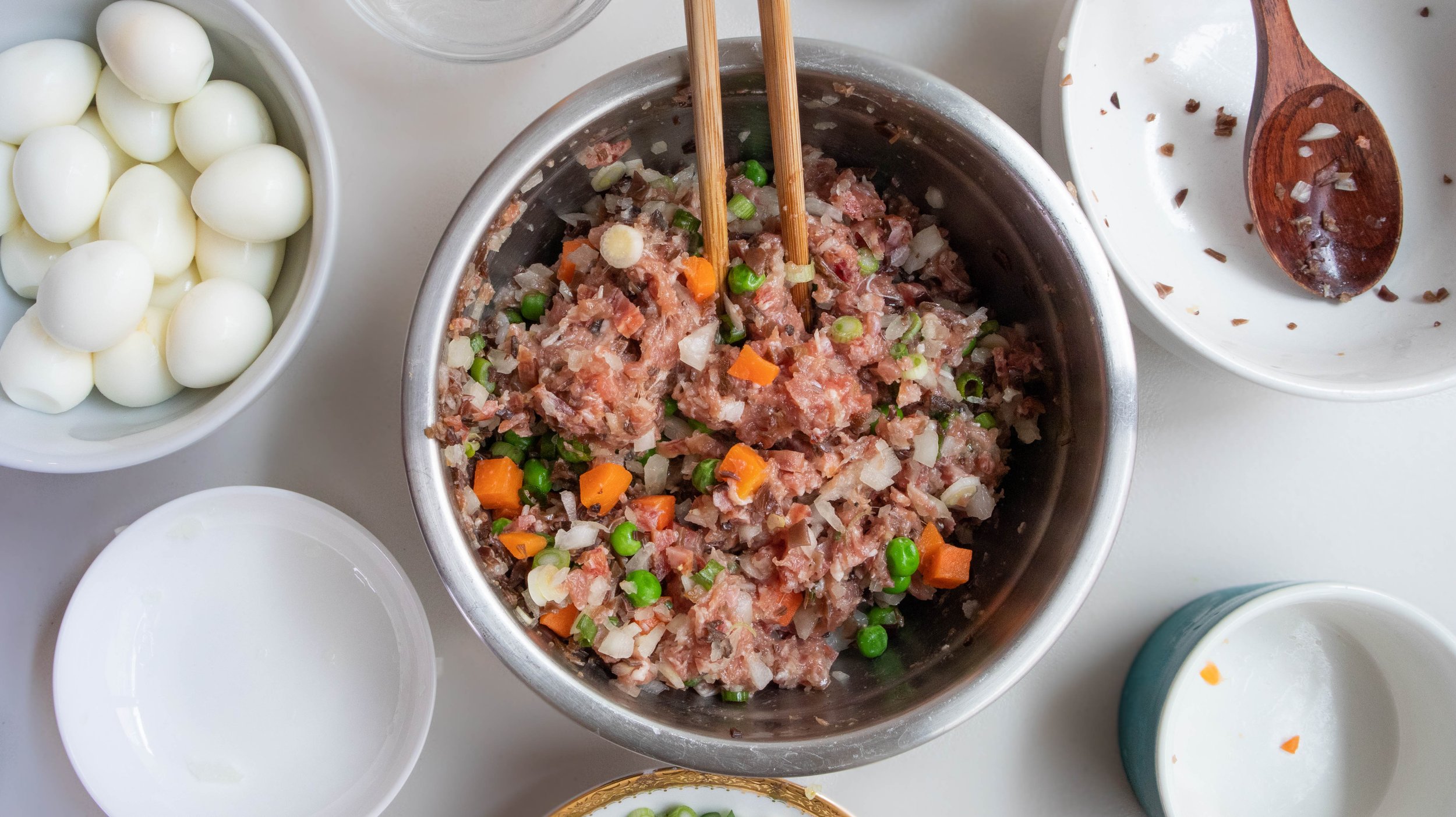 cách làm bánh bao mặn