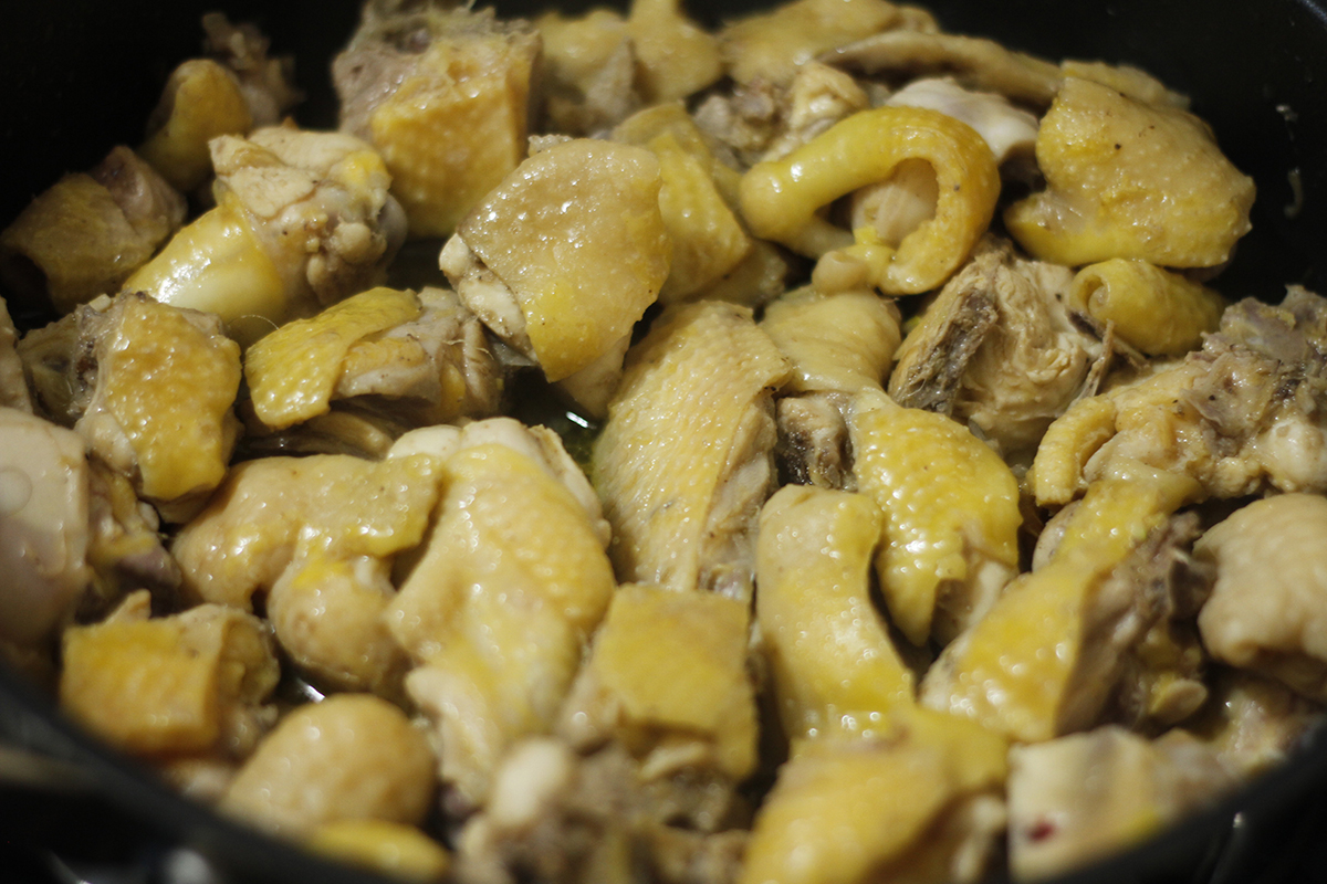 cách làm gà kho gừng