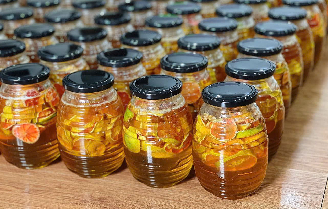 cách làm chanh đào ngâm mật ong