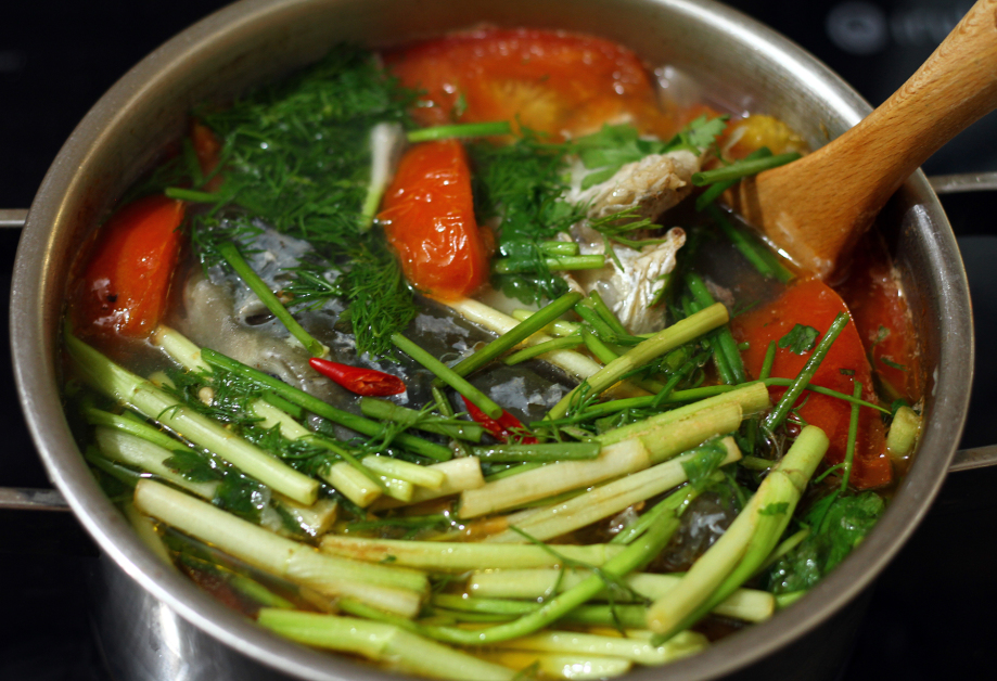 cách nấu canh cá rau cần