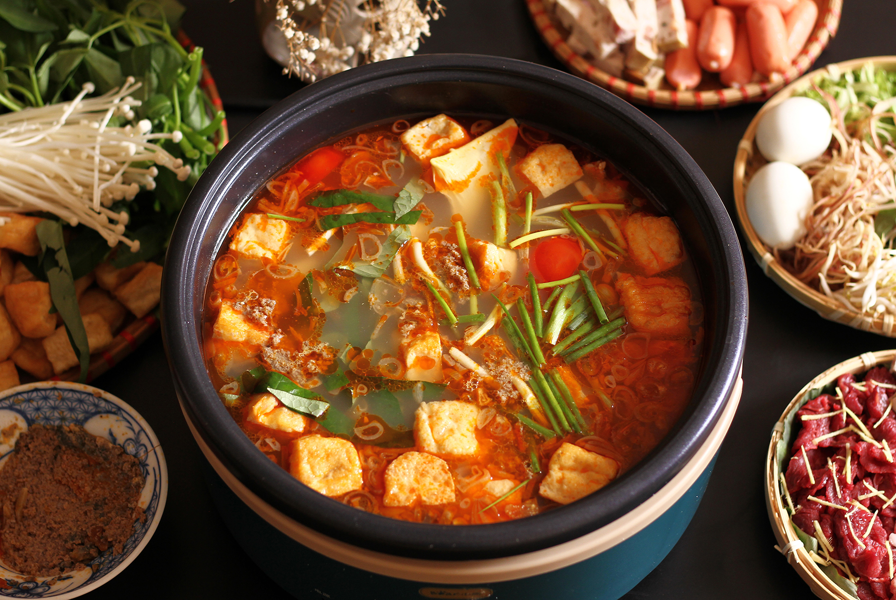 cách nấu lẩu cua đồng