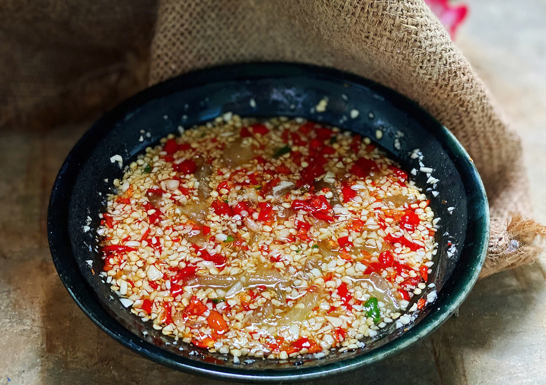pha mắm trộn gỏi