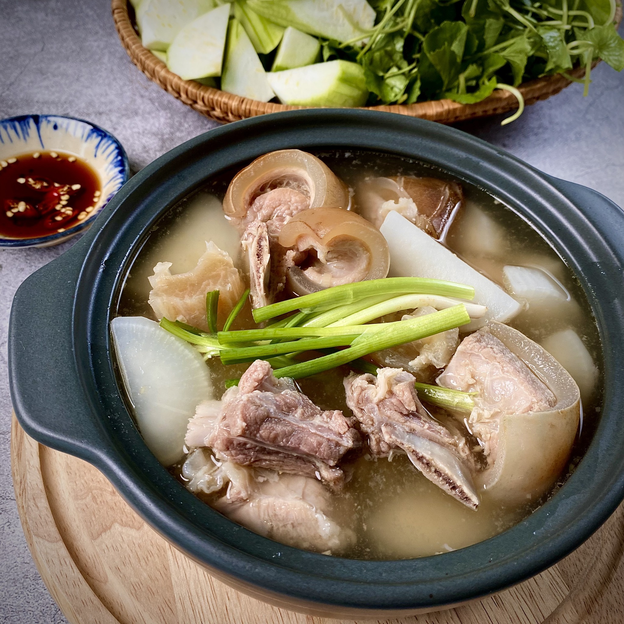 cách làm đuôi bò hầm sả