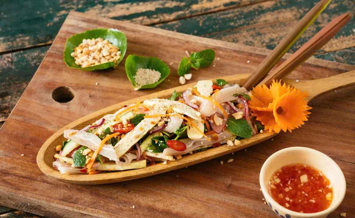 cách làm gỏi niễng tai heo