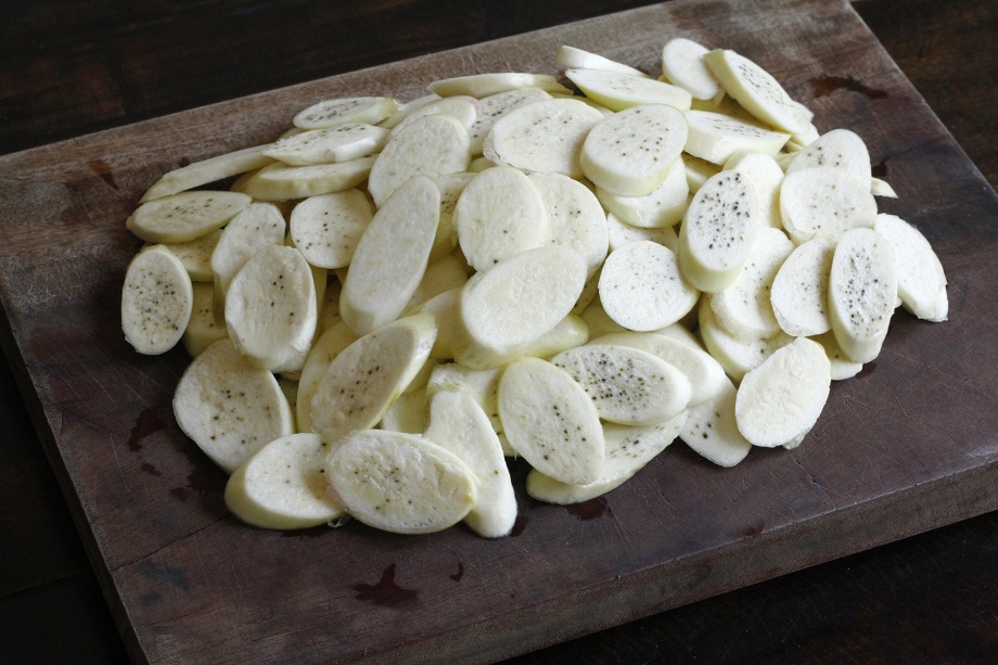 cách làm niễng xào lòng gà