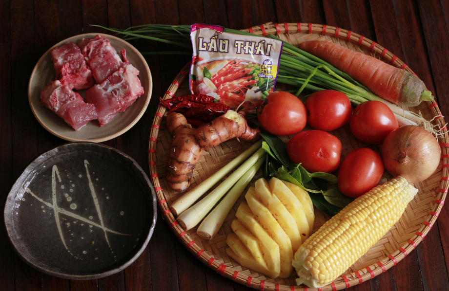 cách nấu lẩu Thái bằng gói gia vị