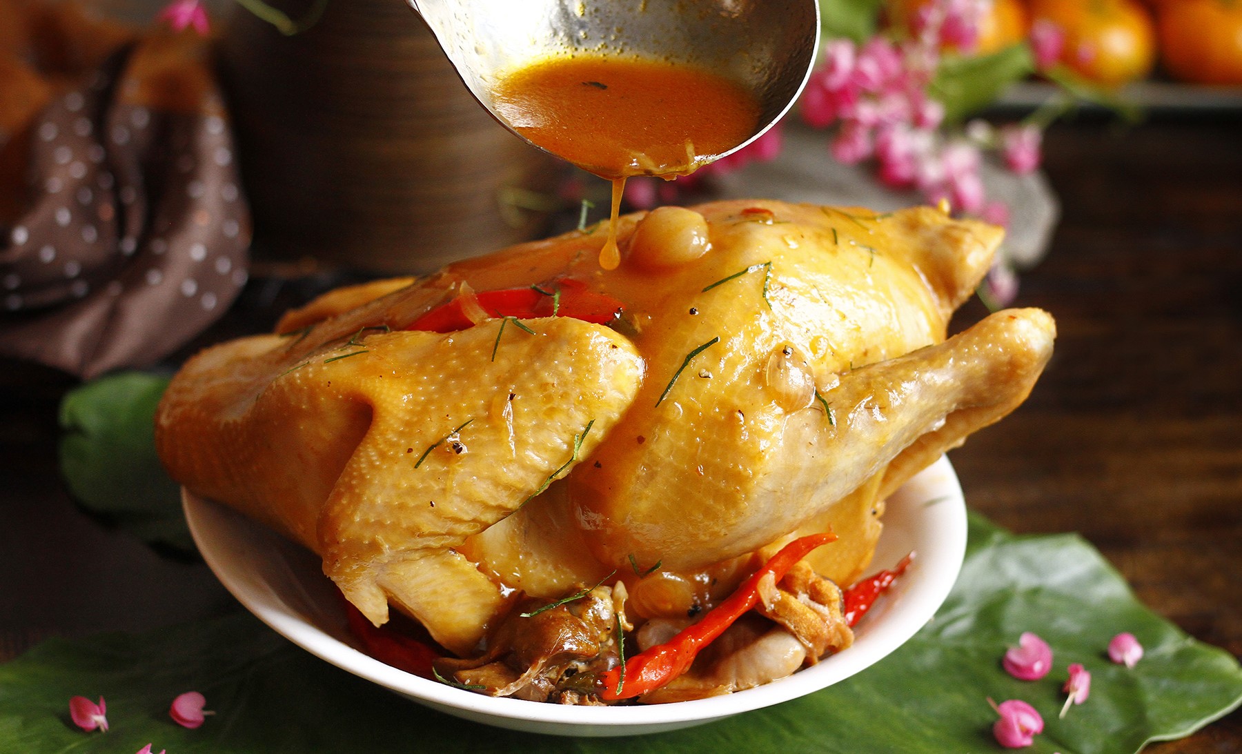 Cách làm gà hấp nước mắm