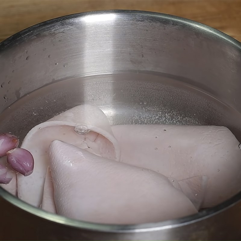 cách làm giò dăm bông