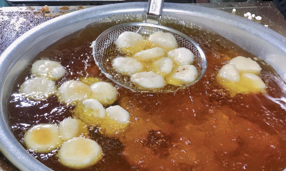 chiên bánh
