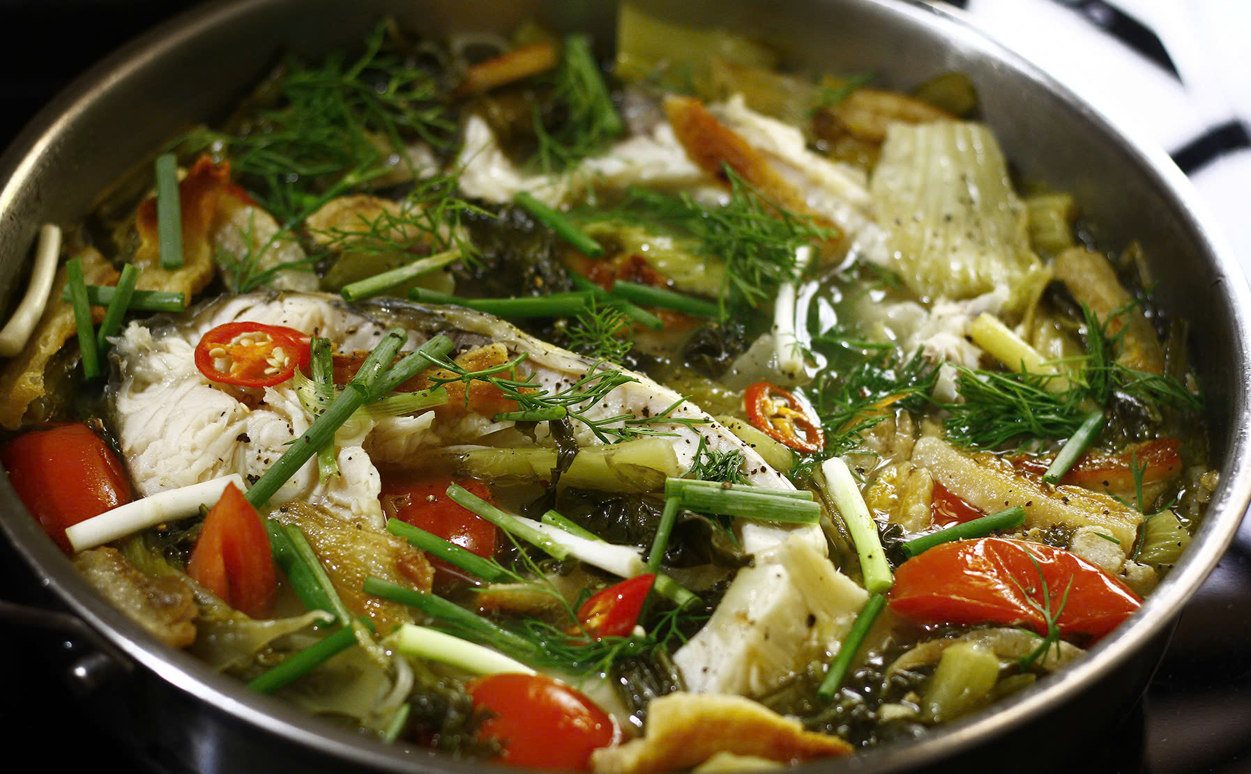 cách làm cá chép om dưa