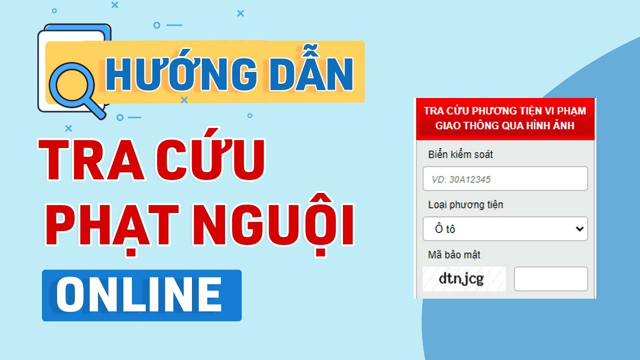 tra cứu phạt nguội