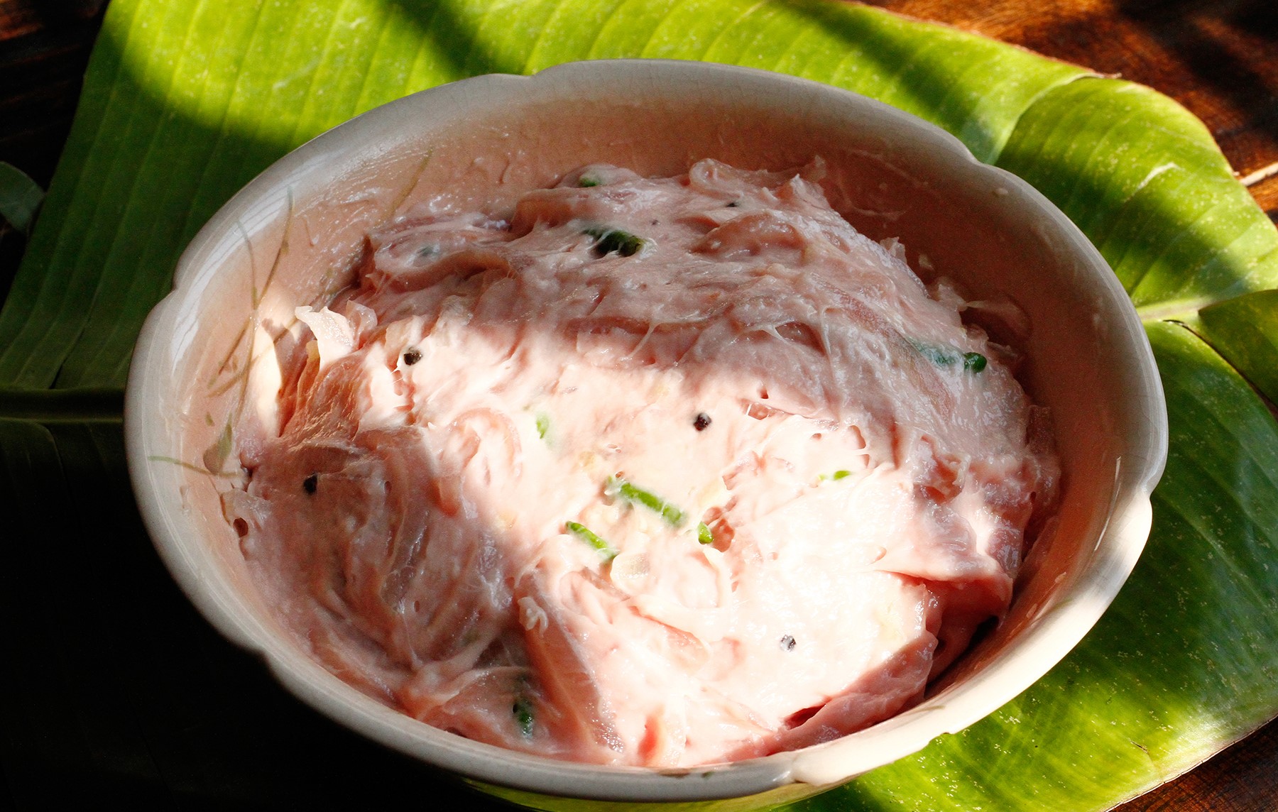 cách làm chả bì ớt xiêm xanh