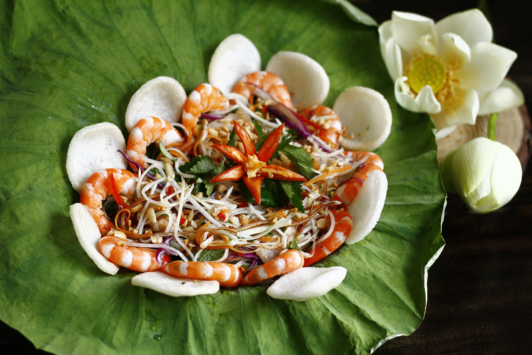 nộm hải sản