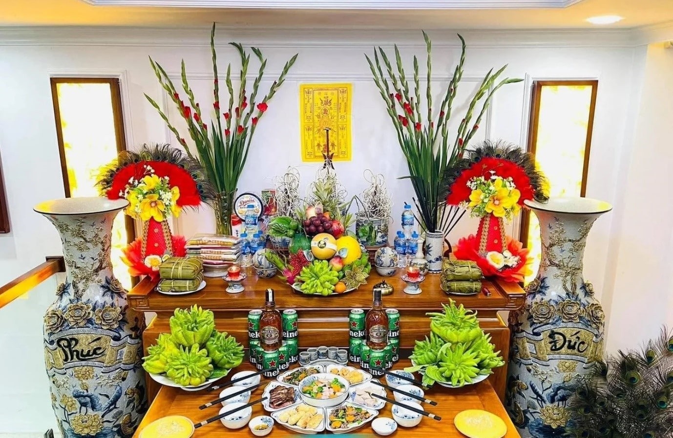 thủ tục bao sái bàn thờ