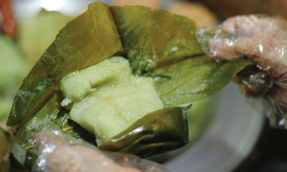 cách rán bánh chưng bằng nước lọc