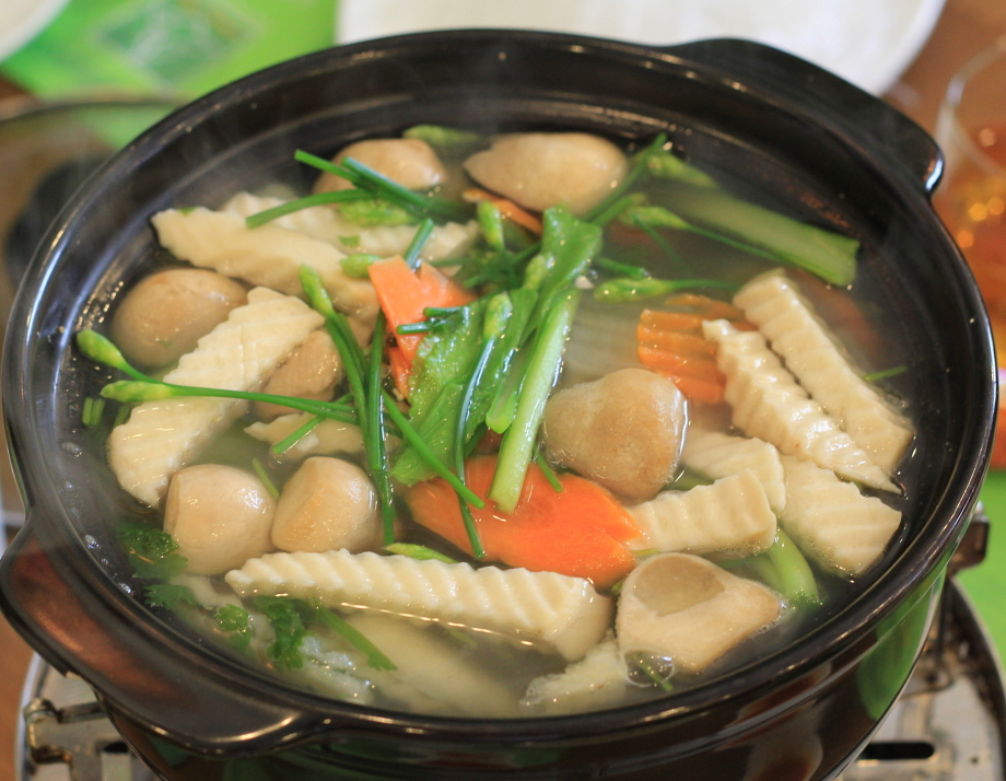 nước luộc gà nấu canh gì