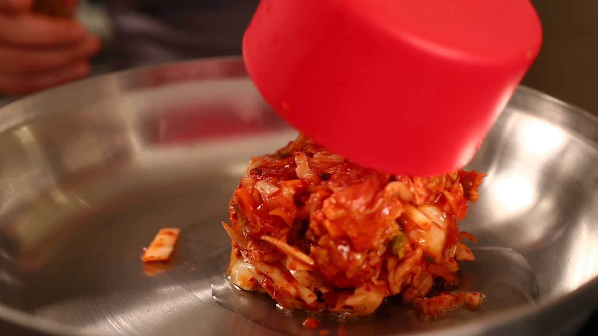 Cách làm cơm rang kim chi