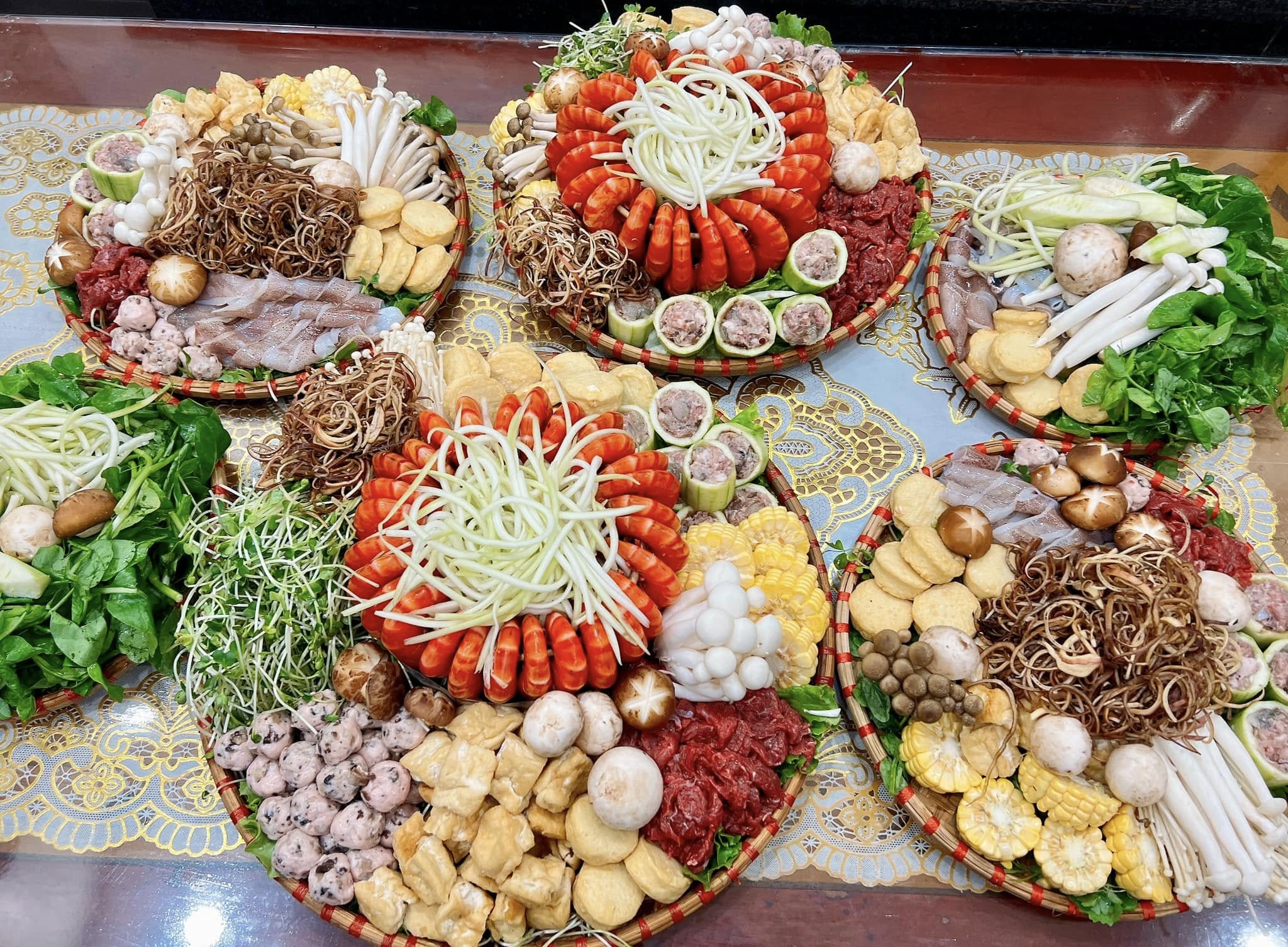 cách nấu lẩu tôm cua bầu