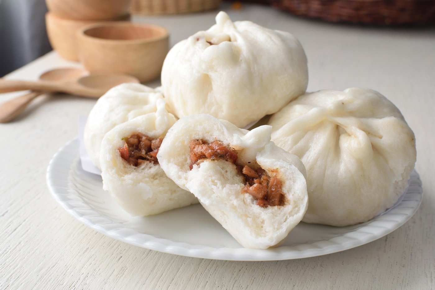 cách làm bánh bao bằng bột pha sẵn