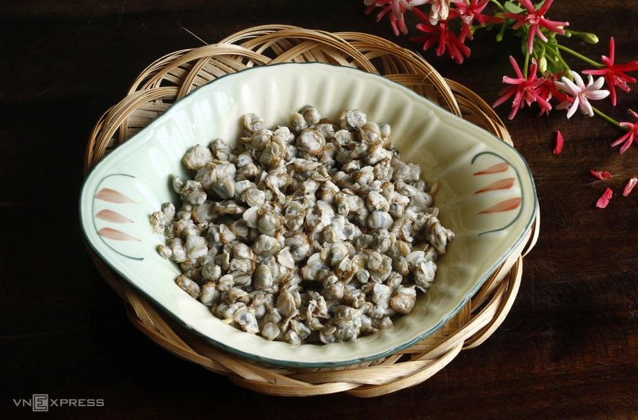 cách nấu cháo hến