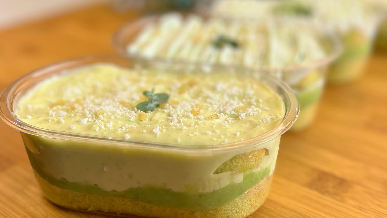 cách làm bánh bông lan mochi cốm dẻo