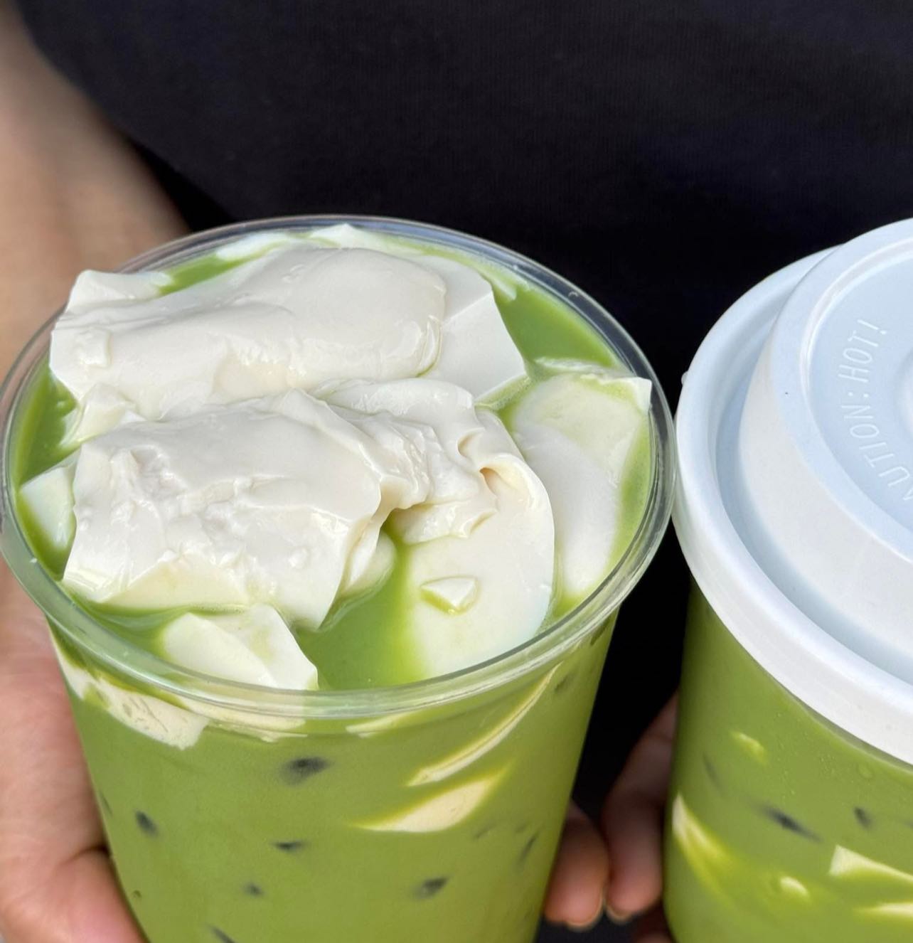 cách làm matcha latte tàu phớ
