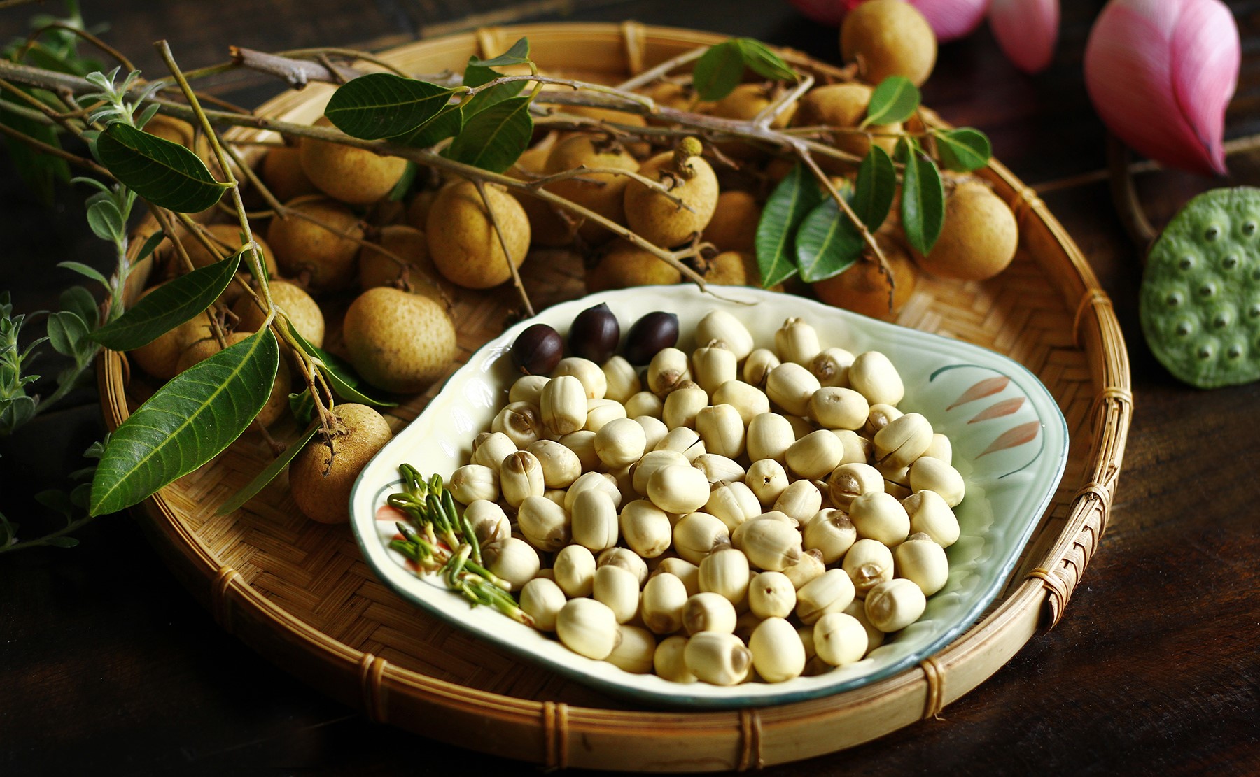 cách nấu hạt sen khô