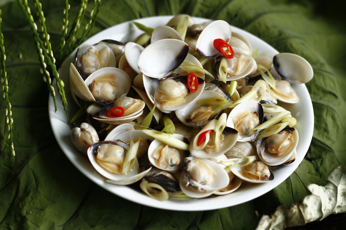 cách làm sạch ngao