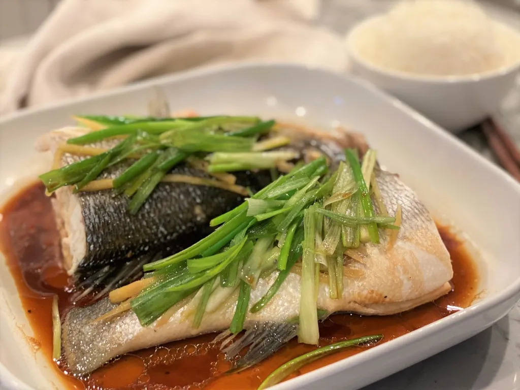 cách làm cá chẽm hấp Hồng Kông