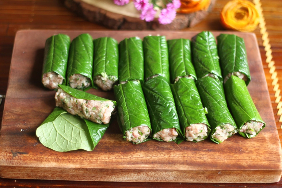 cách làm chả lá lốt thịt lợn