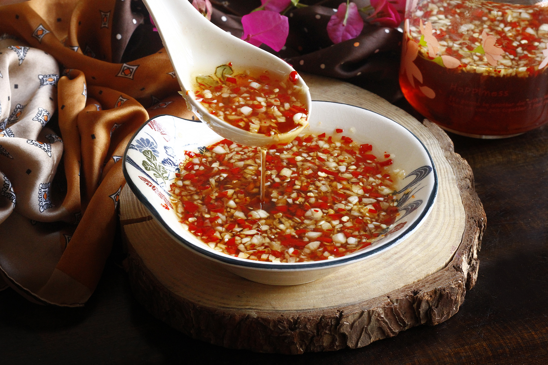 cách làm gỏi gà hoa phượng