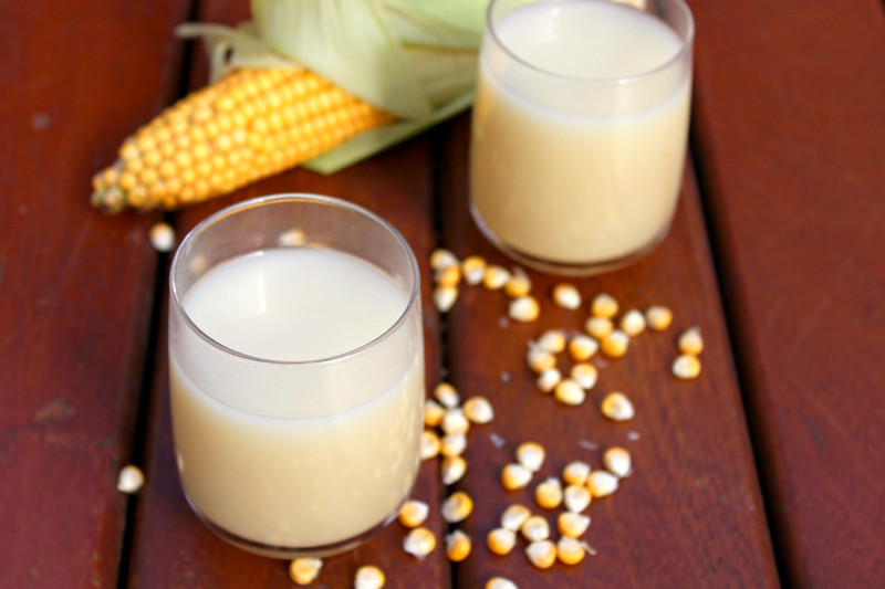 cách làm sữa ngô bằng máy