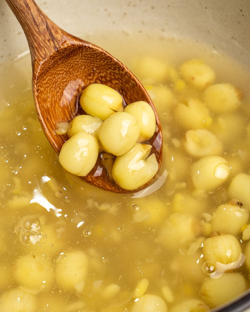 cách nấu chè sen