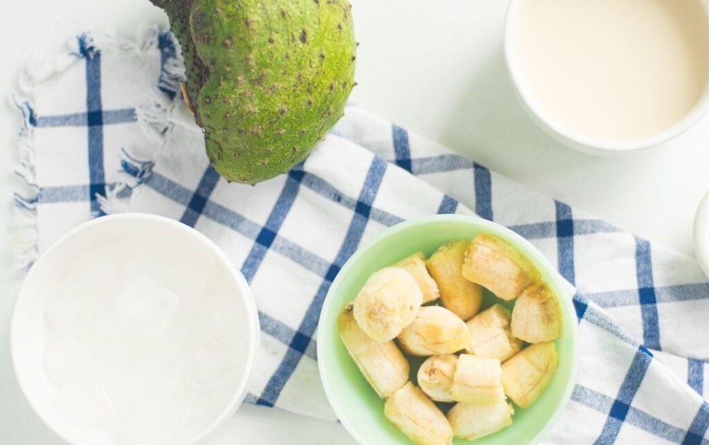 mãng cầu mix chuối
