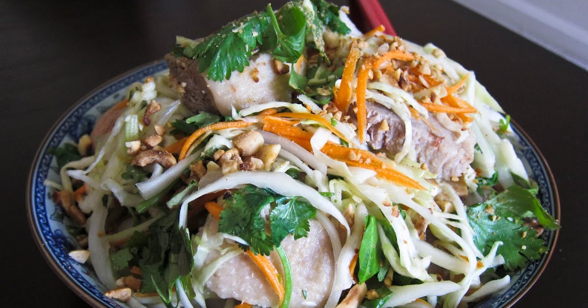cách làm gỏi vịt bắp cải