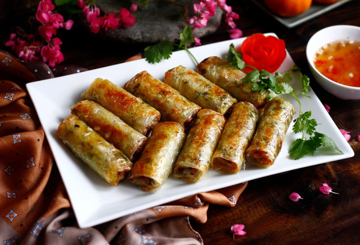 cách làm chả giò khoai môn