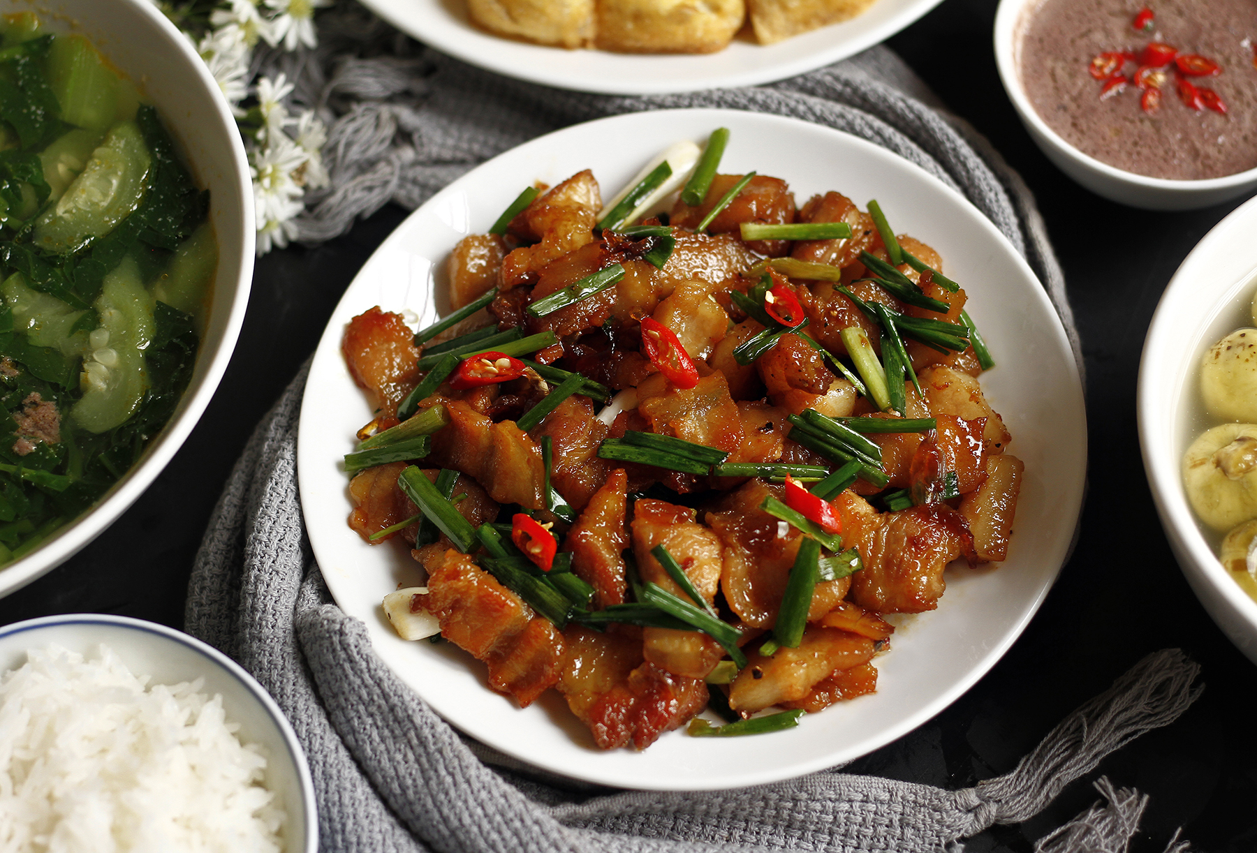 Cách rang thịt cháy cạnh ngon