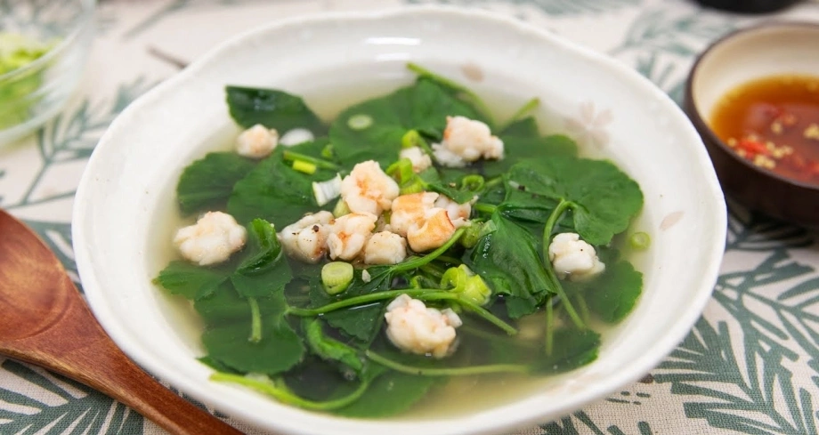 cách nấu canh rau má