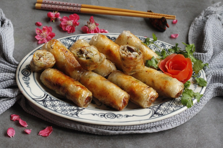 cách làm chả giò khoai môn
