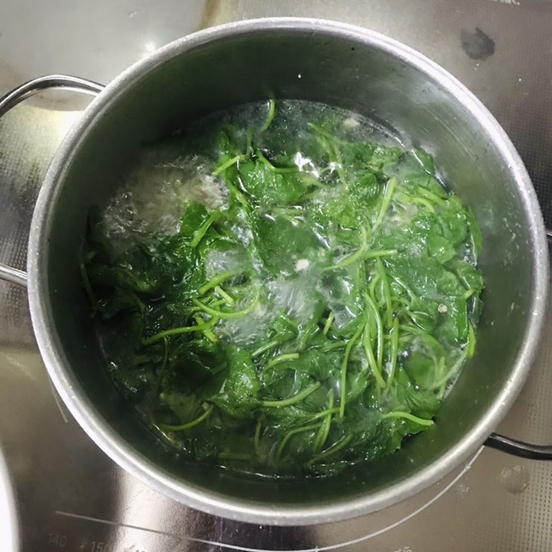 cách nấu canh rau má