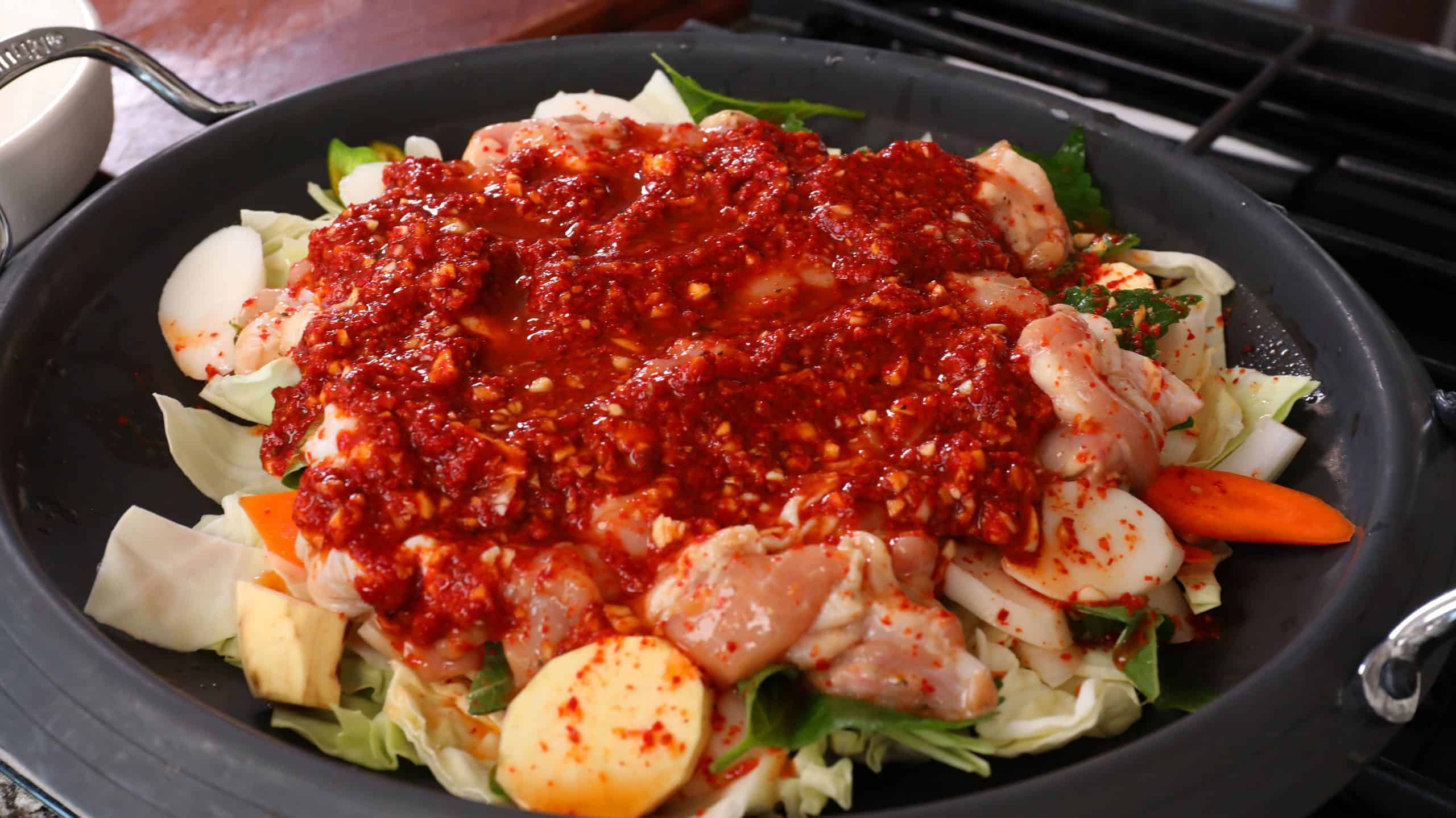 cách làm gà xào bắp cải