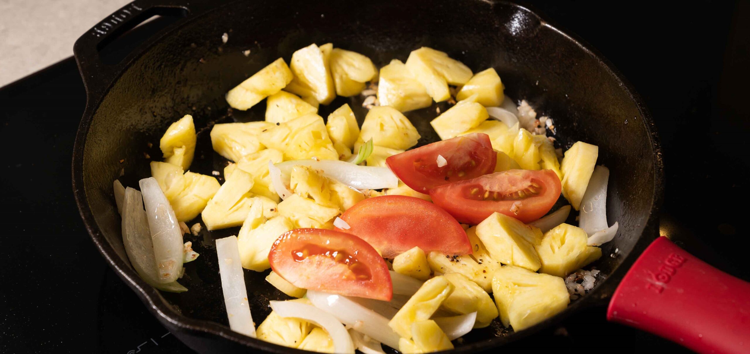 cách làm mực xào dứa