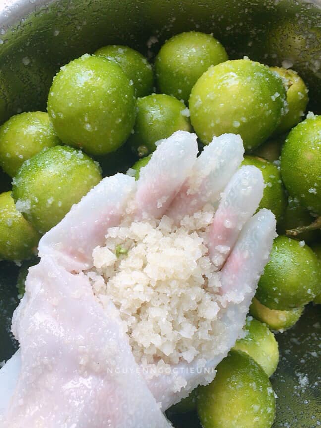 cách làm nước chanh muối