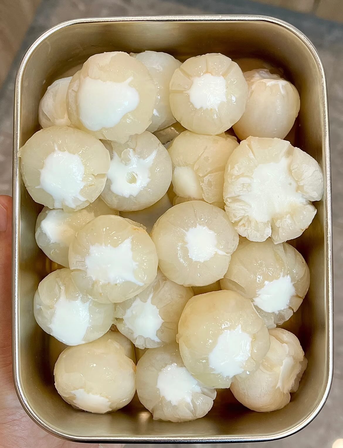 cách làm vải nhồi sữa chua