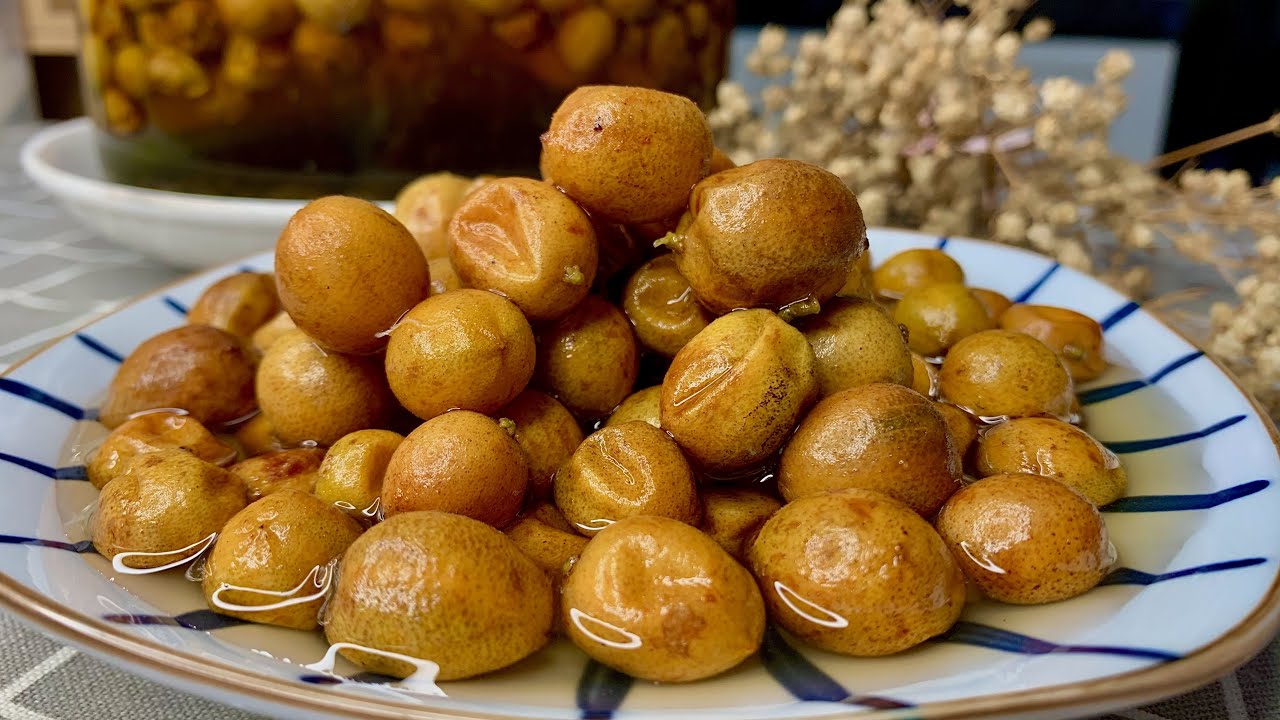 Cách ngâm quất hồng bì với đường phèn