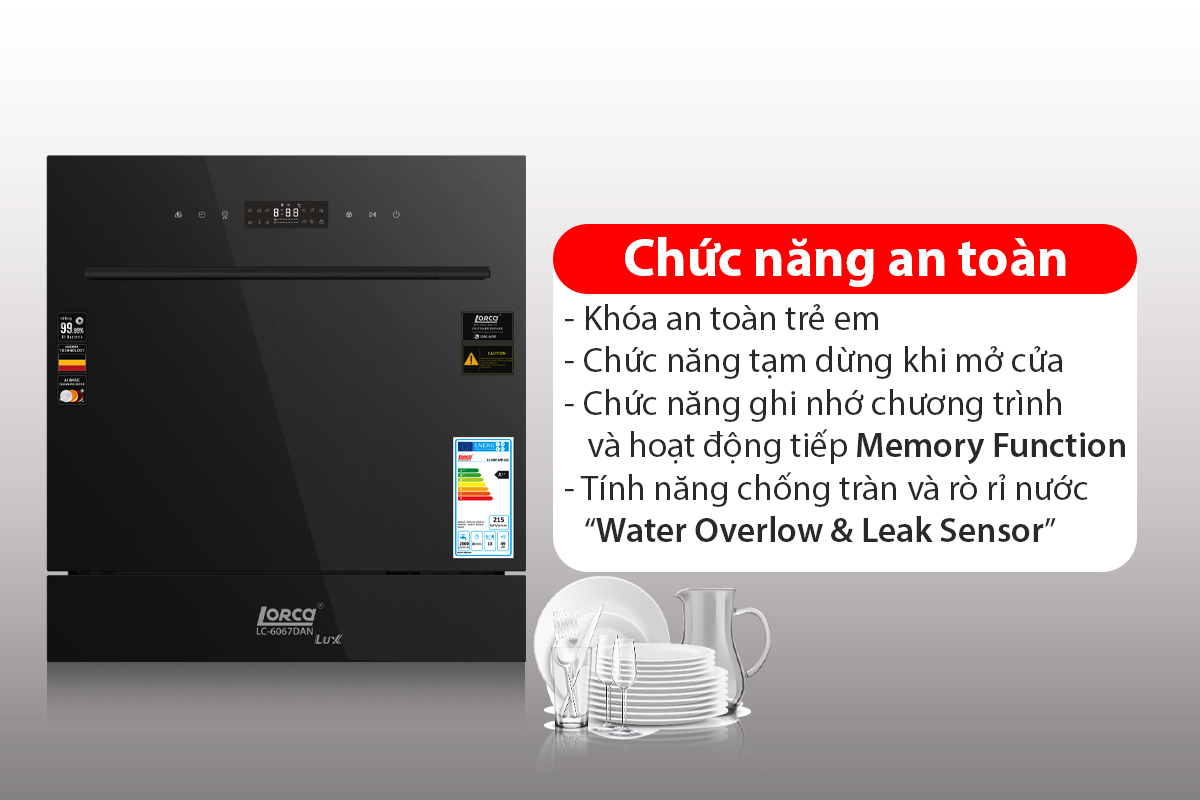 Máy Rửa Bát Tiêu Chuẩn Châu Âu Nhập Khẩu Chính Hãng Giá Tốt